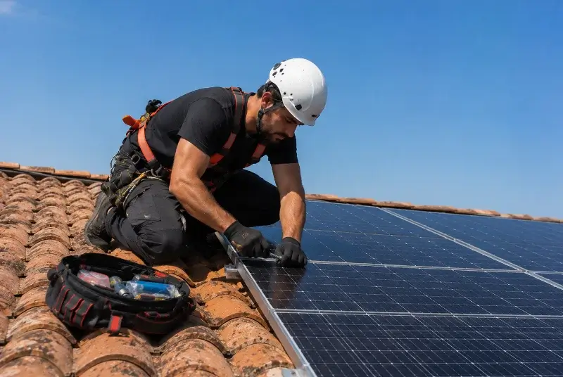 Maintenance et monitoring de panneaux solaires à Hontanx
